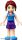 Lego figura Friends Mia - Dark Purple Shorts, Dark Azure Plaid Shirt, Dark Red Ponytail