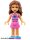 Lego figura Friends Olivia (Nougat) - Dark Pink Shorts and Top