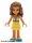 Lego figura Friends Olivia (Nougat) - Bright Light Yellow Dress and Blue Shoes