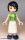 Lego figura Friends David - Lime Shirt, White Apron with Lime Apple, Dark Blue Shoes