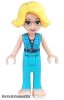 Lego figura Friends - Friends Alicia - Dark Azure Top, Medium Azure Trousers