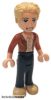 Lego figura Friends James - Dark Blue Trousers, Tan Shoes, Dark Orange Jacket over White Shirt