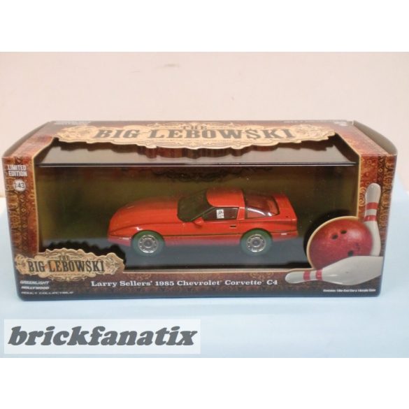 GREENLIGHT GREEN MACHINE LARRY SELLER'S 1985 CHEVROLET CORVETTE C4 'THE BIG LEBOWSKI' - CHASE CAR, LIMITED EDITION - 1:43