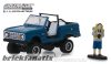 GREENLIGHT THE HOBBY SHOP SERIES 6 1967 FORD BRONCO 'DOORS REMOVED' WITH BACKPACKER 1:64