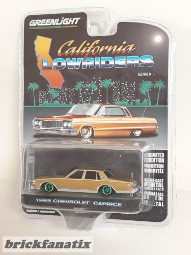 GREENLIGHT GREENMACHINE 1985 CHEVROLET CAPRICE LOW RIDER - LIMITED CHASE CAR - 1:64