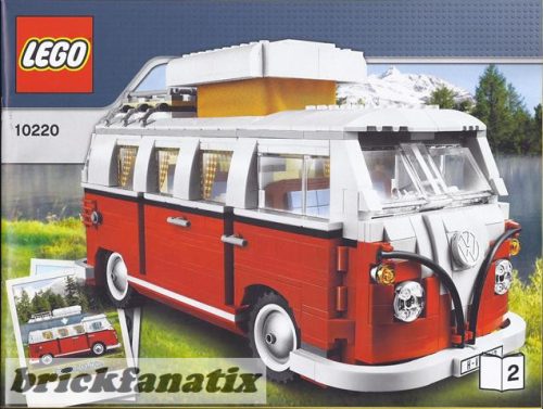 LEGO Sculptures 10220 Volkswagen T1 Camper Van (VW Bus)