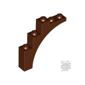 Lego Brick W. Bow 1X5X4, Reddish brown