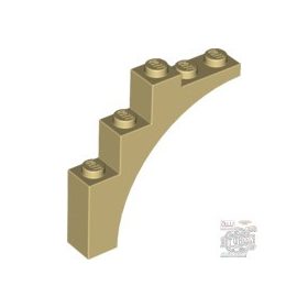 Lego Brick W. Bow 1X5X4, Tan