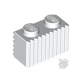 Lego Profile Brick 1X2, White