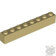 Lego Brick 1X8, Tan