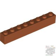 Lego Brick 1X8, Dark orange