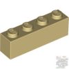 Lego Brick 1X4, Tan