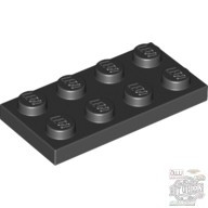 Lego Plate 2x4, Black