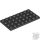 Lego Plate 4X8, Black