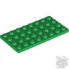 Lego Plate 4X8, Green