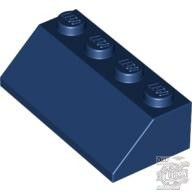 Lego Roof Tile 2X4/45°, Earth blue - Creator tető elem