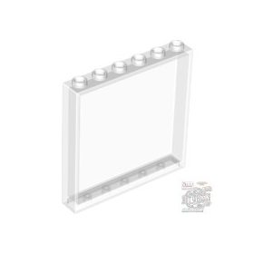 Lego Wall Element 1X6X5, Transparent clear