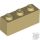 Lego Brick 1X3, Brick yellow / Beige