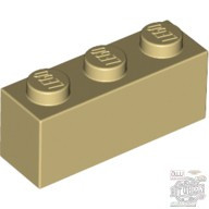 Lego Brick 1X3, Brick yellow / Beige