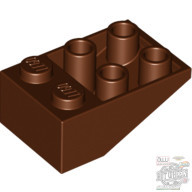 Lego Roof Tile 2X3/25° Inv., Reddish brown