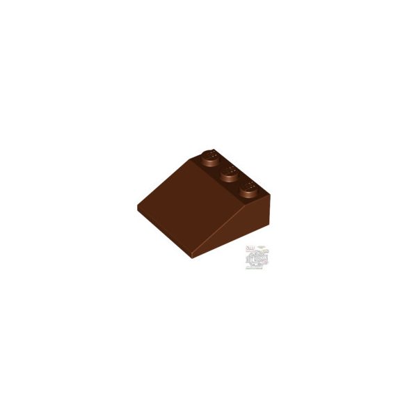 Lego Roof Tile 3X3/25°, Reddish brown