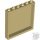 Lego Wall Element 1X6X5, Tan