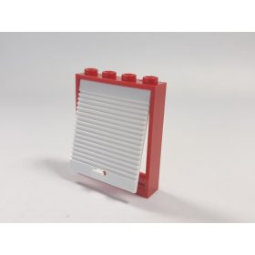 Lego Frame 1X4X4, Bright red-White