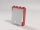 Lego Frame 1X4X4, Bright red-White
