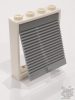 Lego Frame 1X4X4, White-Light grey