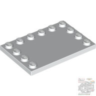 Lego Plate 4X6 W. 12 Knobs, White