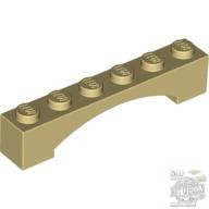 Lego Brick 1X6 W/Inside Bow, Tan