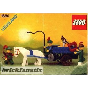 LEGO Castle 1680 Forestmen Hay Cart with Smugglers