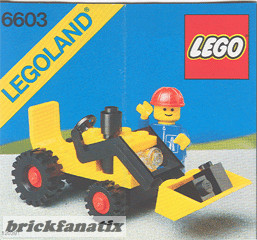 LEGO Legoland 6603 Shovel Truck