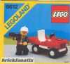 LEGO Legoland 6612 Fire Chief's Car