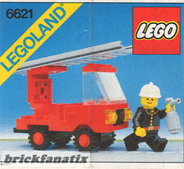 LEGO Legoland 6621 Fire Truck