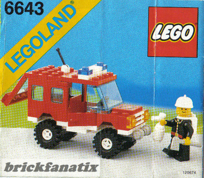 LEGO Legoland 6643 Fire Truck