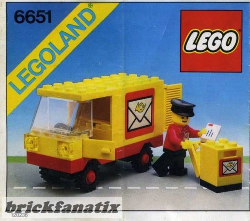 LEGO Legoland 6651 Post Office Van