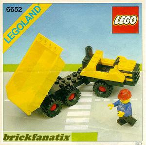 LEGO Legoland 6652 Construction Truck