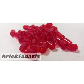 Lego parts pack Brick, Round 1 x 1, Trans-Red ( 50pcs )