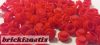 Lego parts pack Plate, Round 1 x 1, Red ( 50pcs )