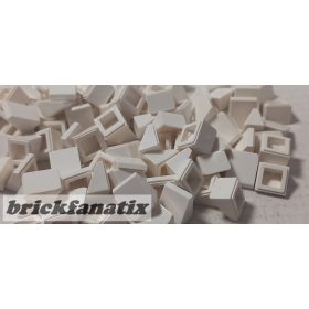 Lego parts pack Slope 30 1 x 1 x 2/3, White ( 50pcs )