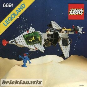 LEGO Space 6891 Classic Space Gamma V Laser Craft
