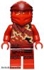 Lego Minifigure Ninjago - Master of the Mountain - Kai - Spinjitzu Burst