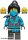Lego Minifigure Ninjago - The Island - Nya - The Island, Mask and Hair