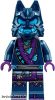 Lego Minifigure Ninjago - Dragons Rising Season 2 - Wolf Mask Warrior - Dark Blue and Dark Azure Mask