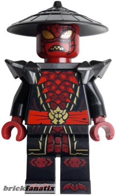 Lego figura Ninjago - Drix - Pearl Dark Gray Shoulder Armor