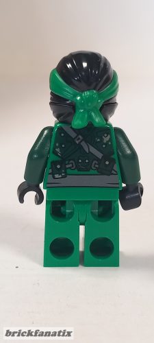 Lego Minifigure Ninjago - Hunted - Lloyd - Hunted, Green Wrap (without Asian Symbol on Wrap)