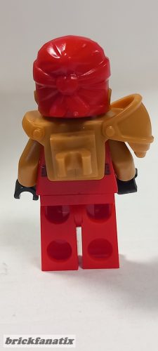 Lego Minifigure Ninjago - Master of the Mountain - Kai Hero - Clip on Back