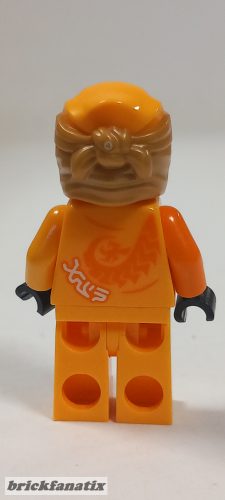 Lego Minifigure Ninjago - Dragons Rising Season 2 - Arin - Shirt with Orange Dragon, Head Wrap