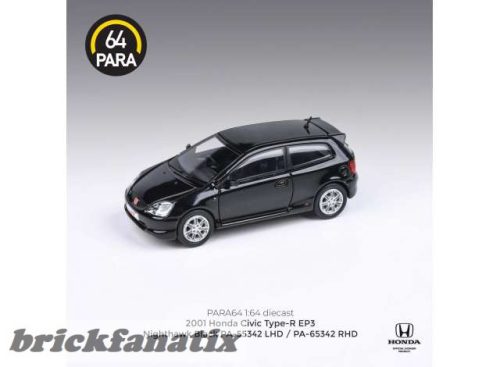 PARA64 2001 HONDA CIVIC EP3 (LHD), BLACK 1:64